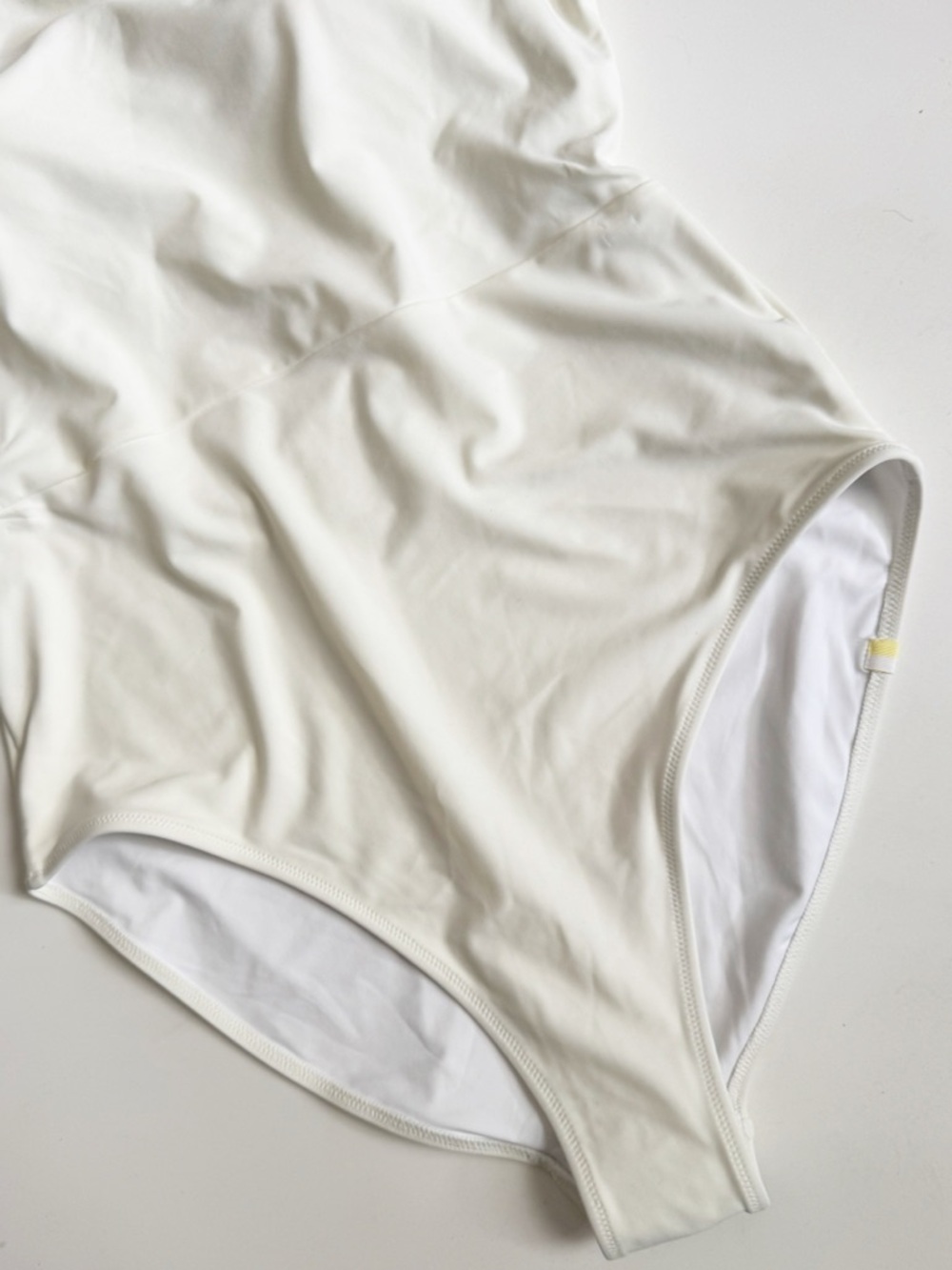 Summersalt Sidestroke One Piece Swimsuit Bathingsuit 12 Cream White Bride NWT - Picture 6 of 11